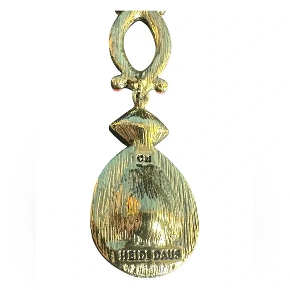 Heidi Daus Coral and Torq Necklace in Excellent condition - Picture 7 of 16